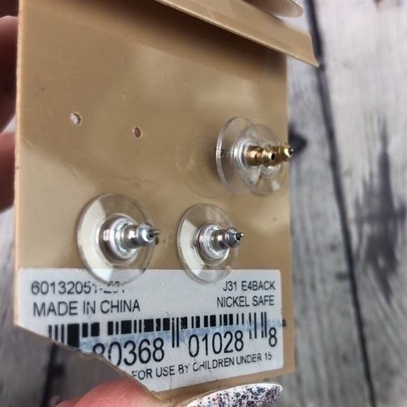 Nine West Vintage Silver tone earrings set - Picture 4 of 5